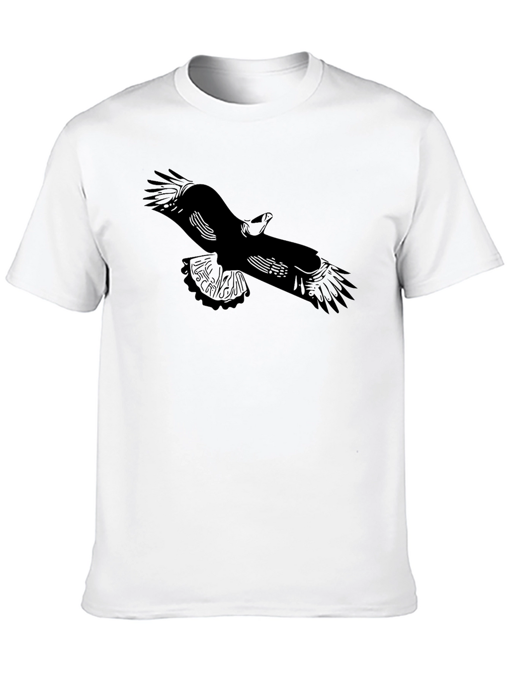 Black Eagle Graphic Tee for Men