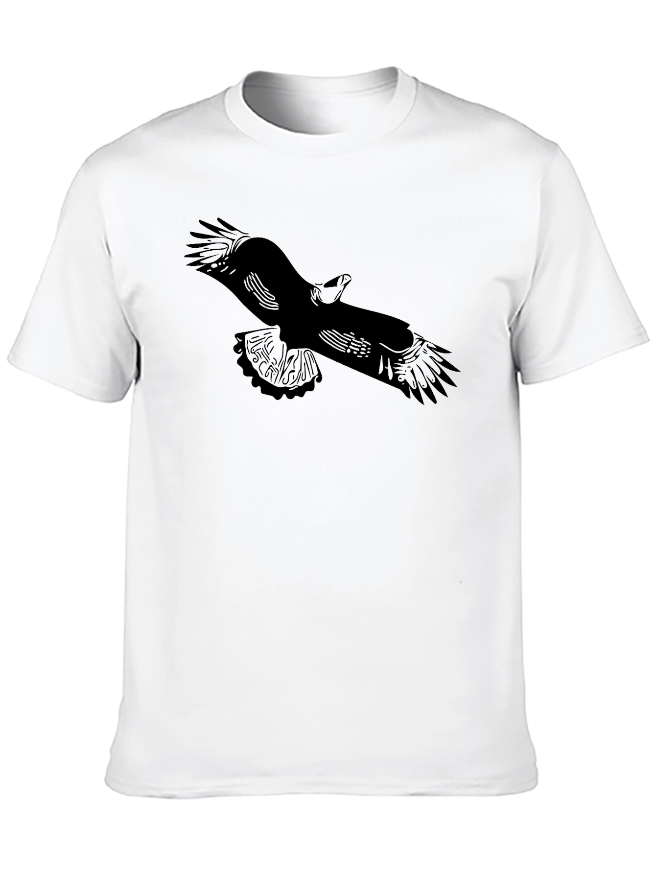 Black Eagle Graphic Tee for Men