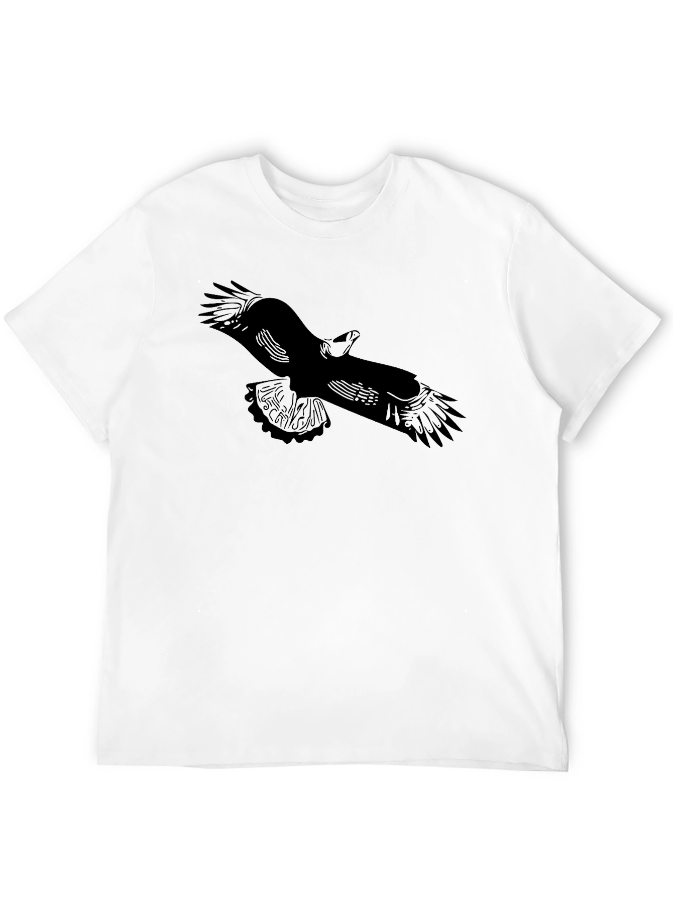 Black Eagle Graphic Tee for Men
