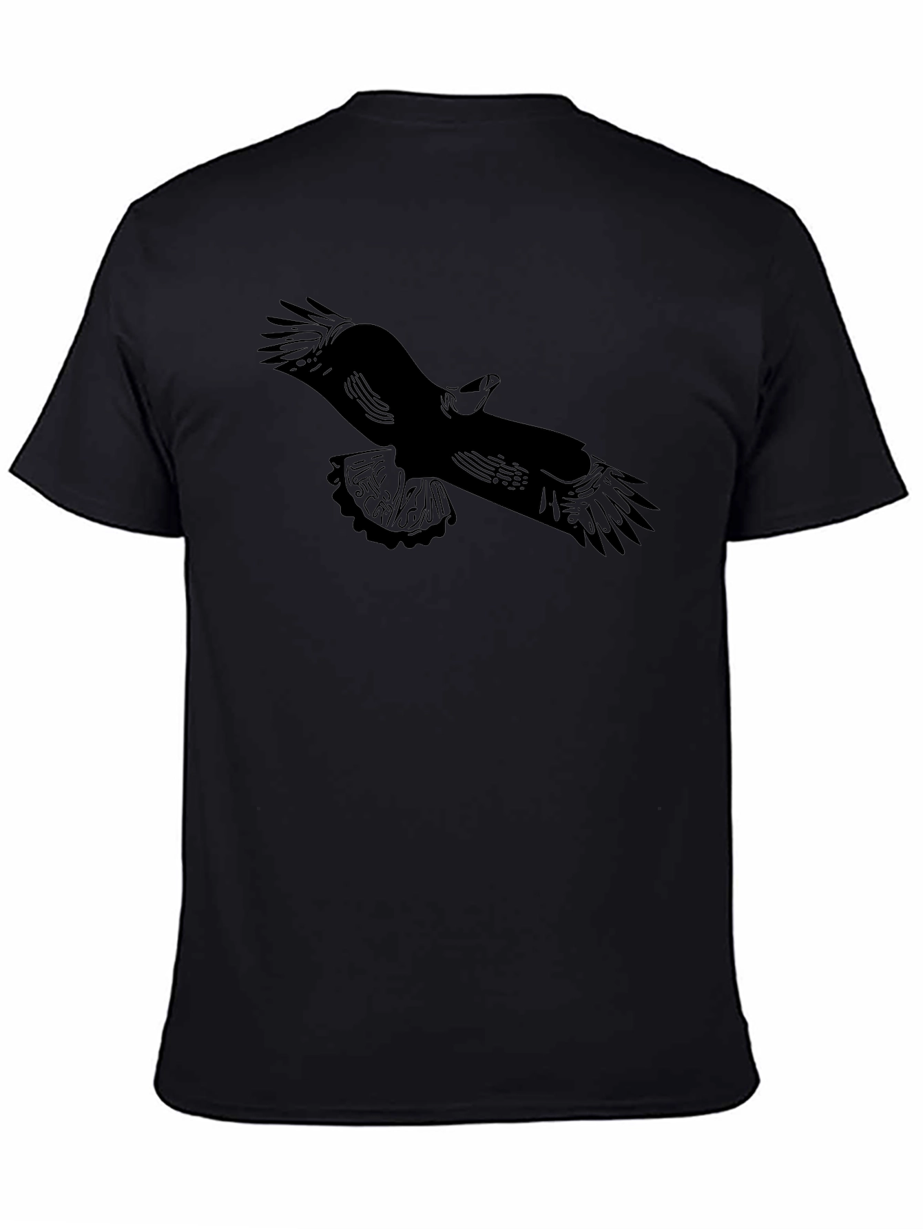 Black Eagle Graphic Tee for Men