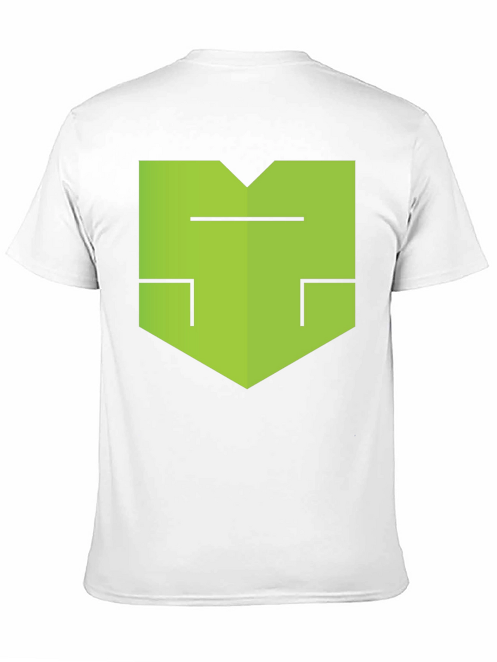 Modern Geometric Graphic Tee - Black