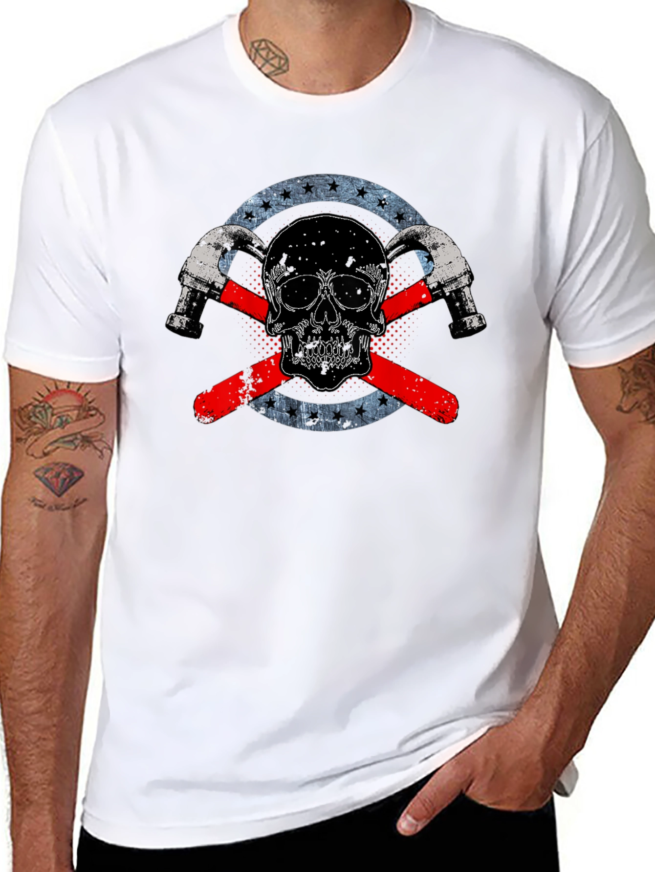 Skull & Hammers Graphic Tee