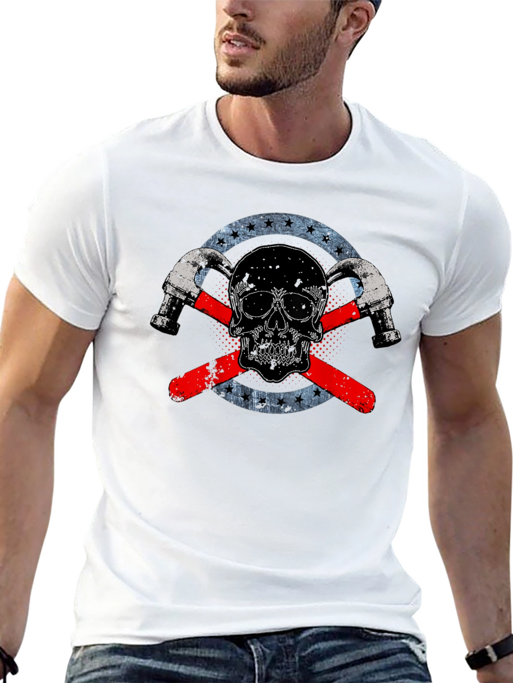 Skull & Hammers Graphic Tee