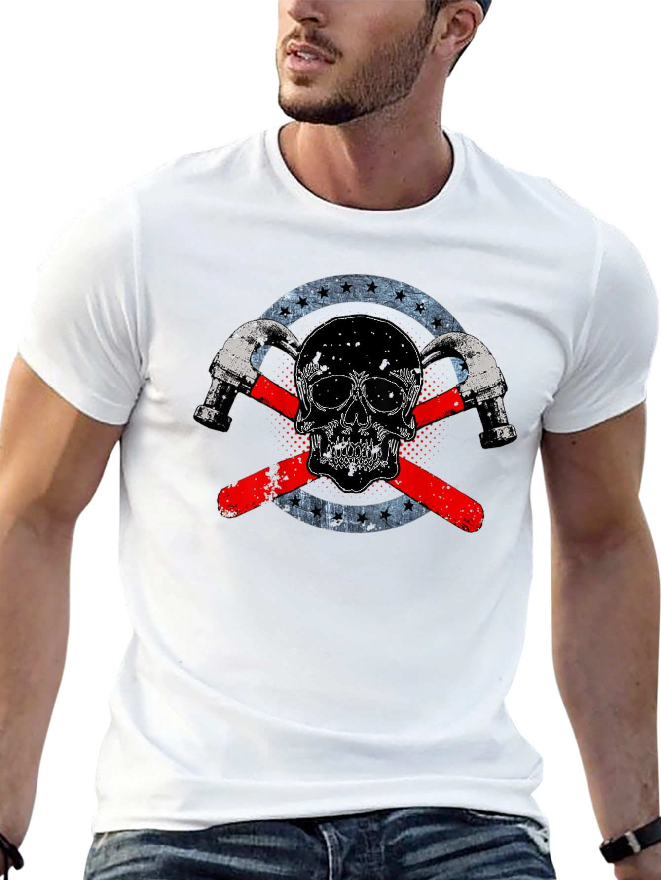 Skull & Hammers Graphic Tee
