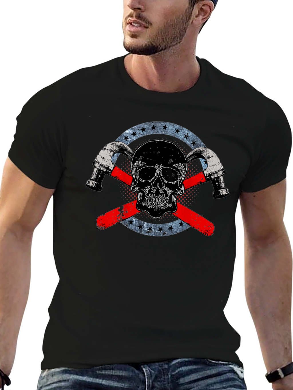 Skull & Hammers Graphic Tee