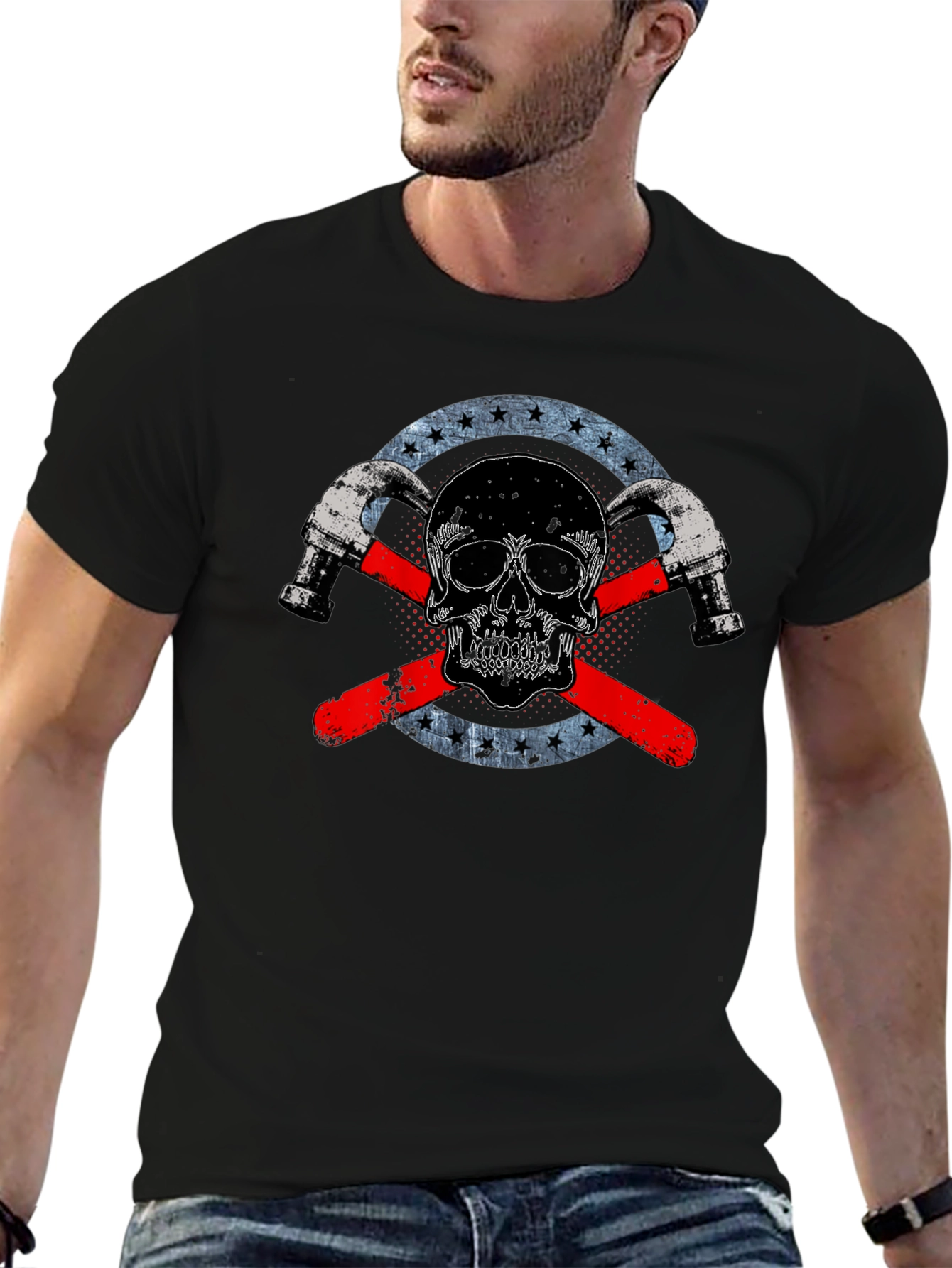 Skull & Hammers Graphic Tee