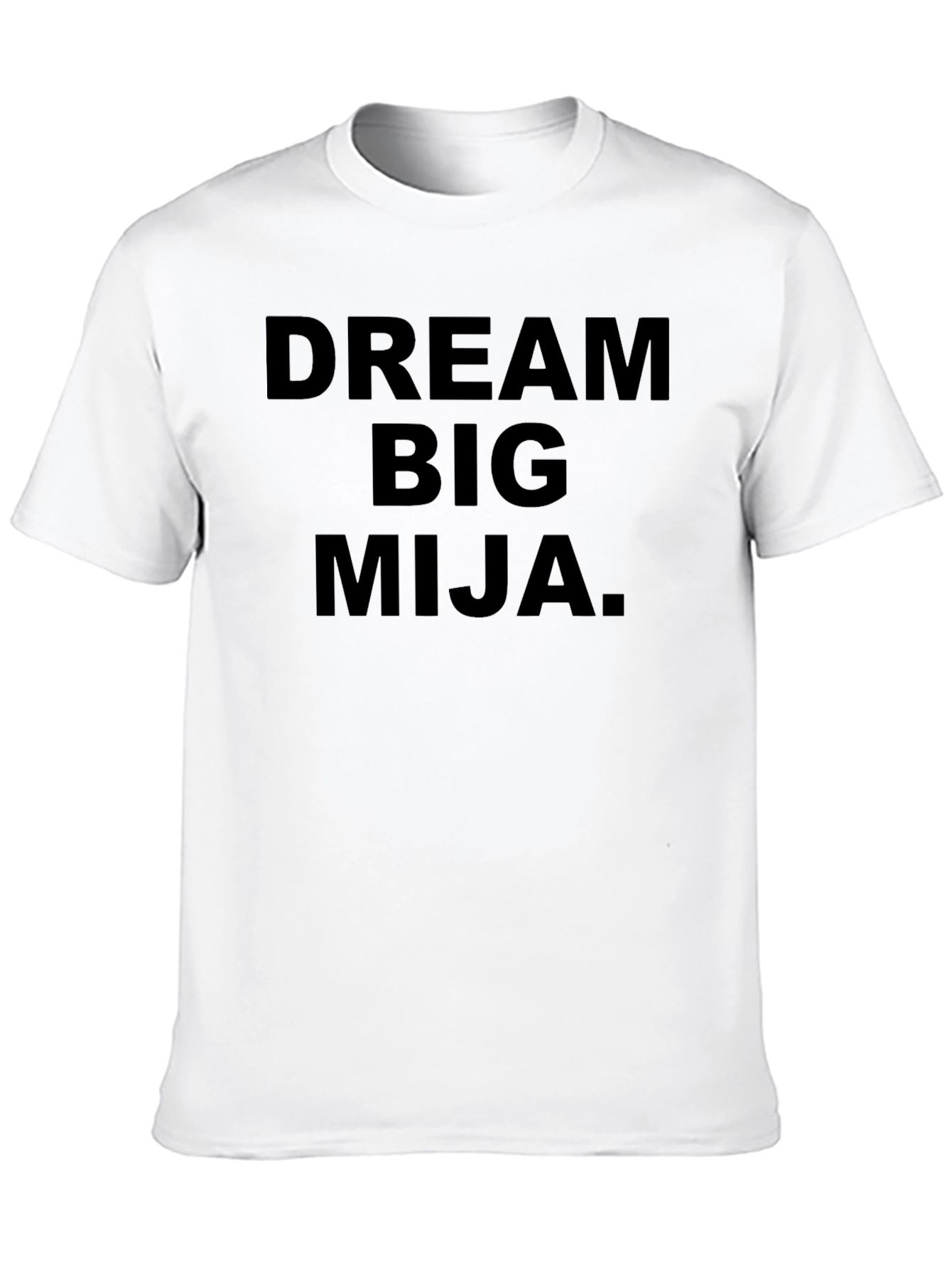 Dream Big Mija Graphic Tee - Inspirational Black T-Shirt