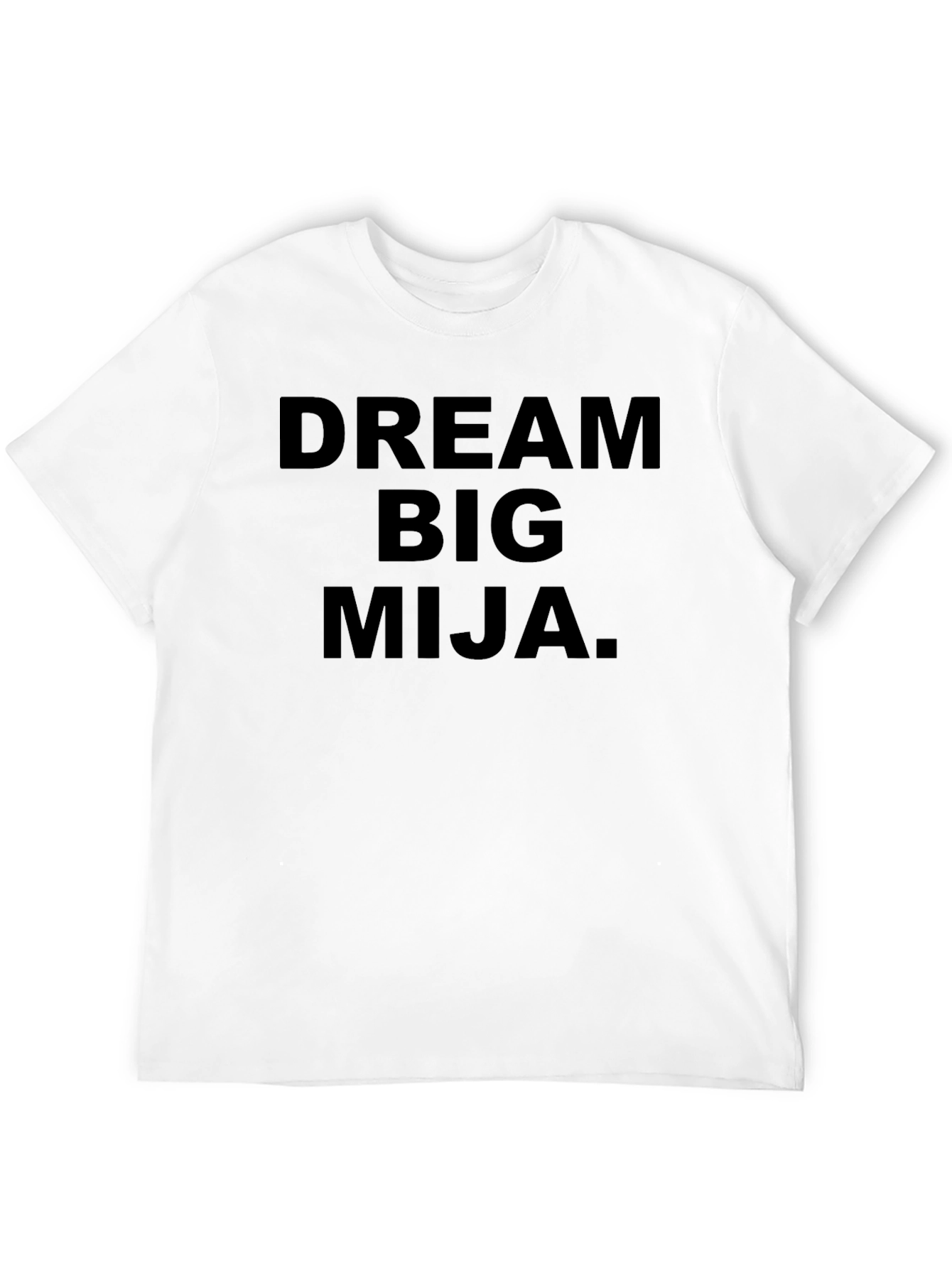 Dream Big Mija Graphic Tee - Inspirational Black T-Shirt