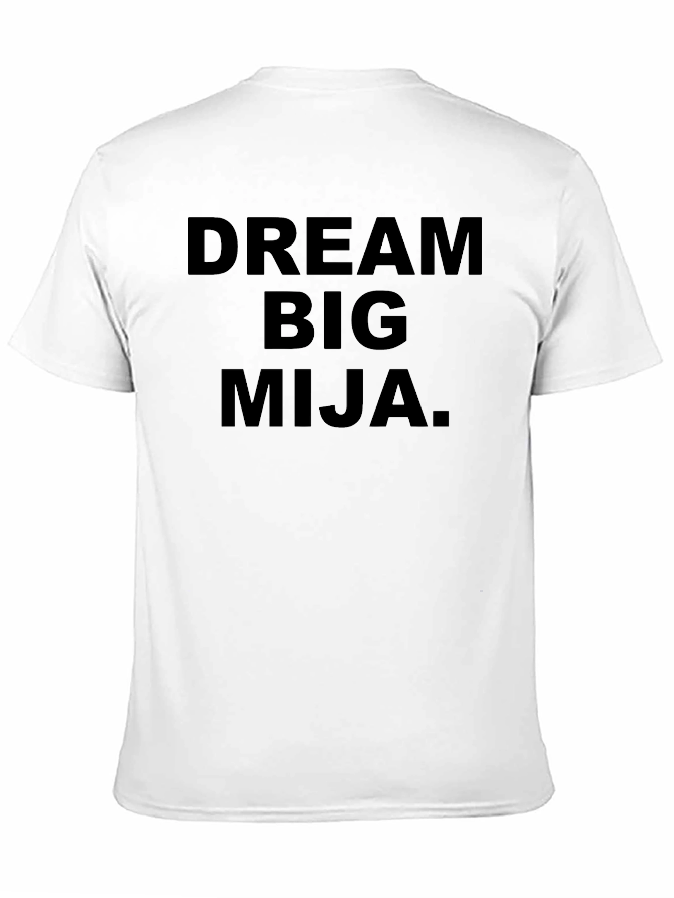 Dream Big Mija Graphic Tee - Inspirational Black T-Shirt