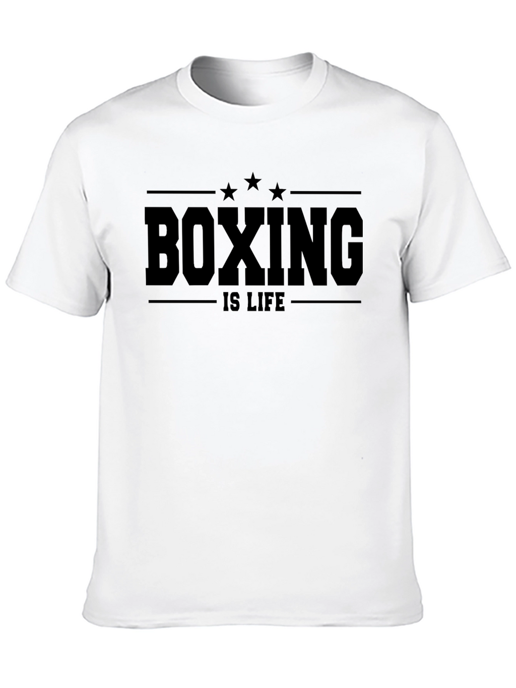 Boxing Is Life Black Graphic T-Shirt