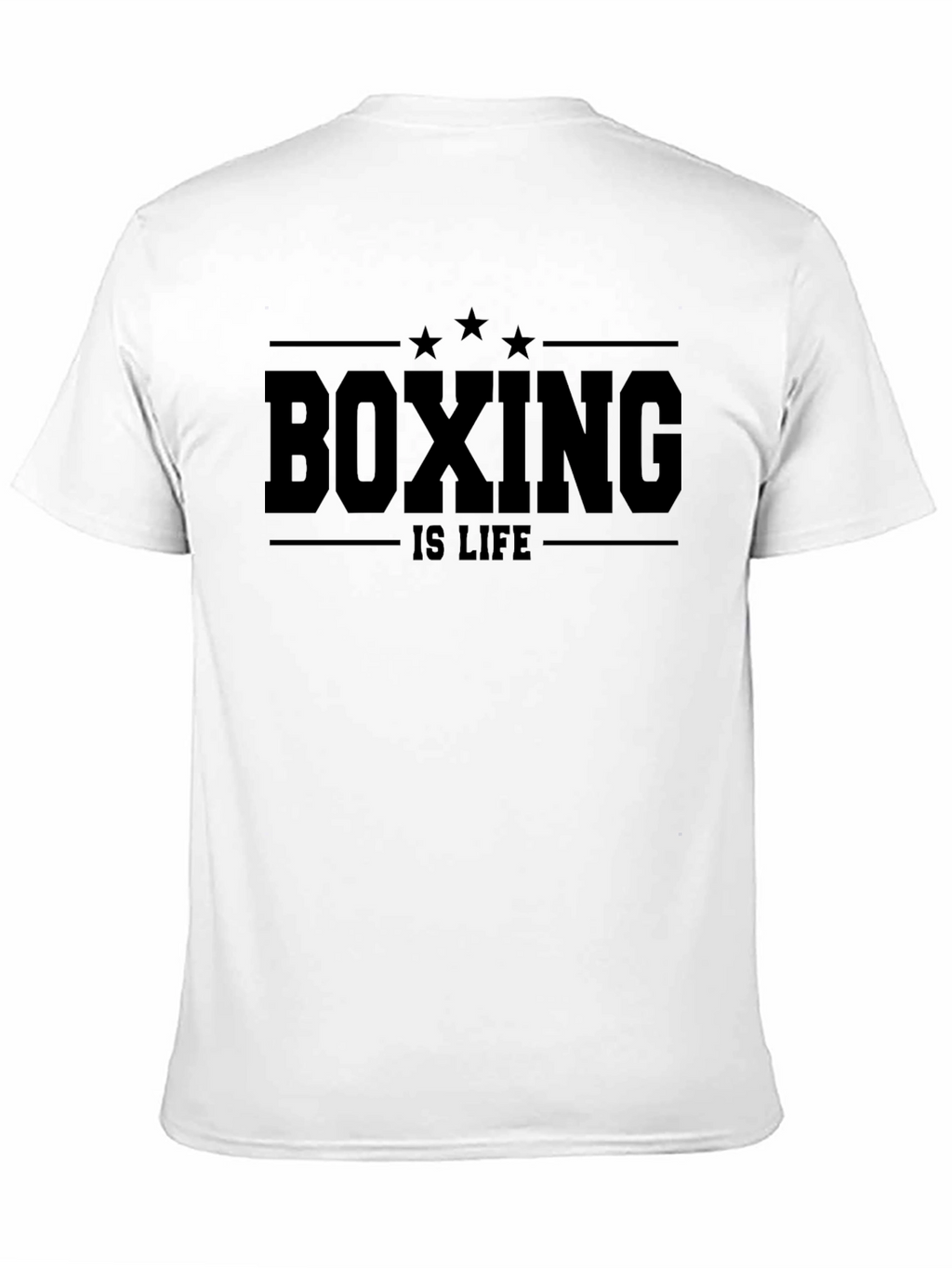 Boxing Is Life Black Graphic T-Shirt