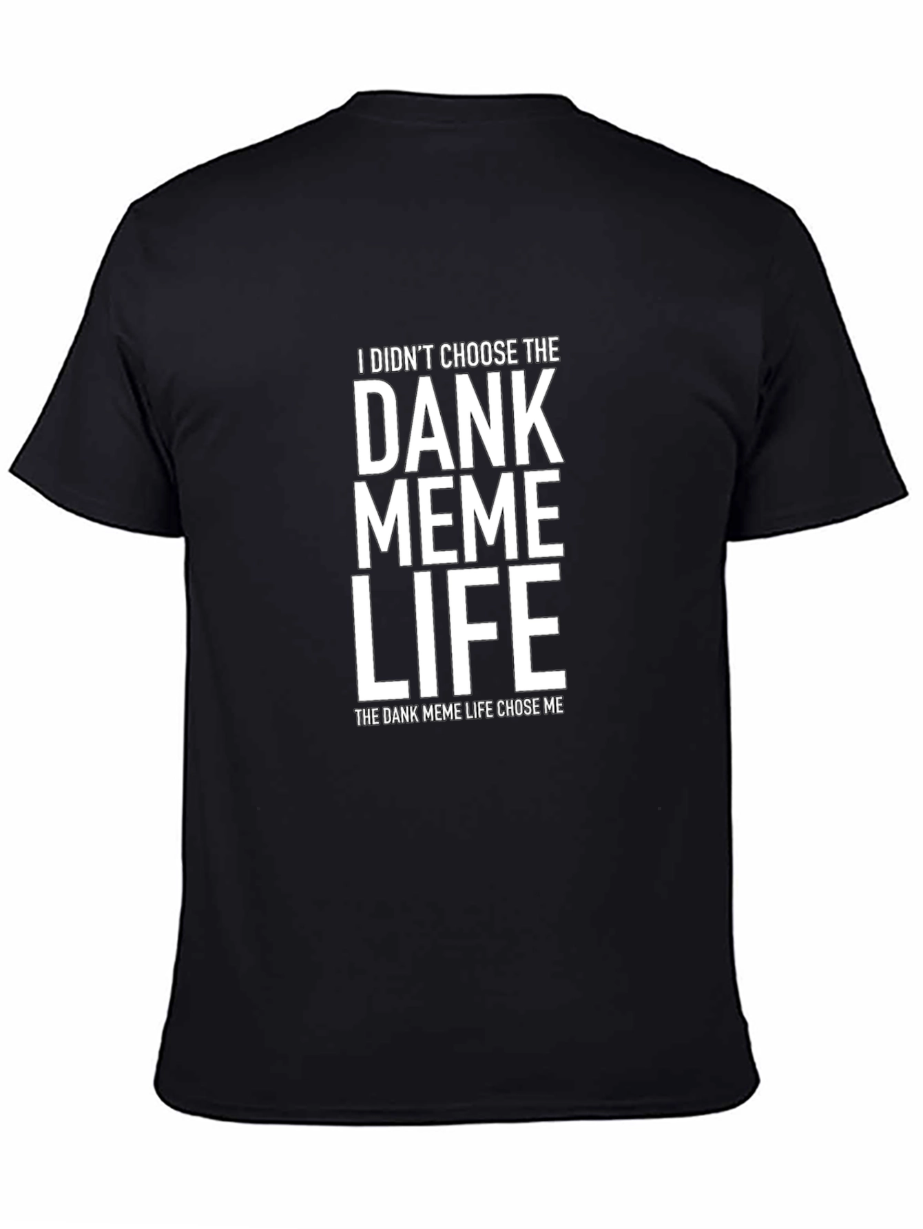 Dank Meme Life Black Graphic Tee