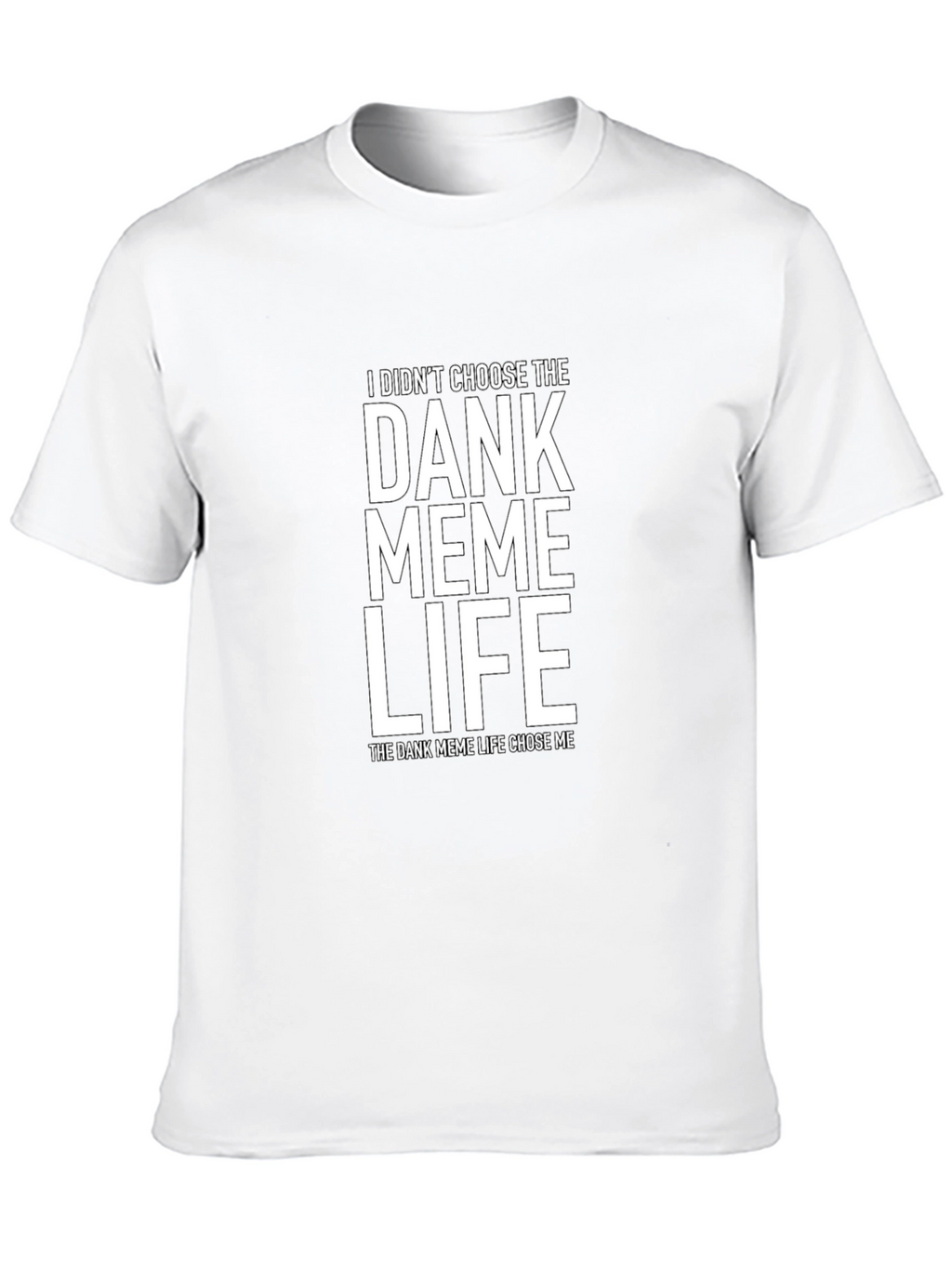 Dank Meme Life Black Graphic Tee