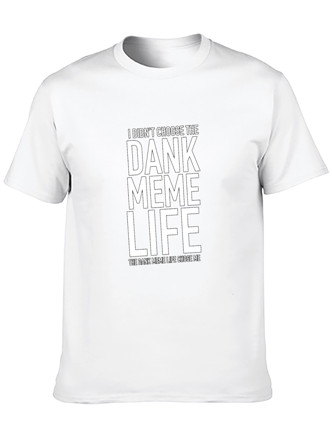 Dank Meme Life Black Graphic Tee