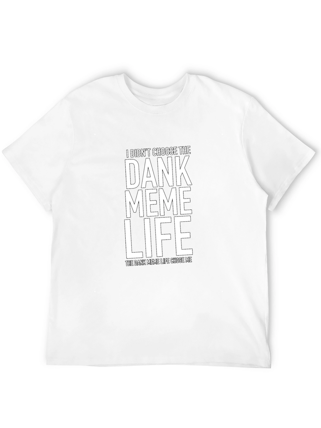 Dank Meme Life Black Graphic Tee