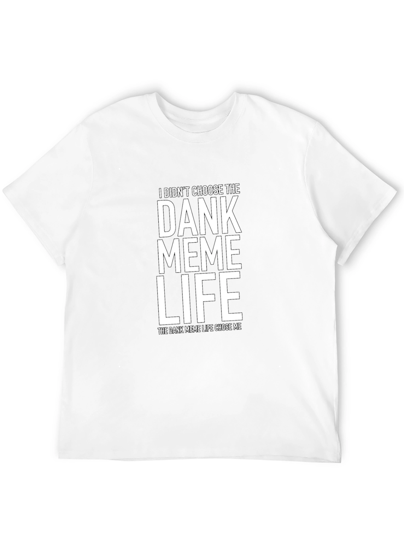 Dank Meme Life Black Graphic Tee