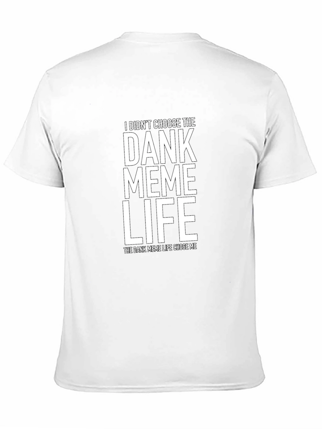 Dank Meme Life Black Graphic Tee
