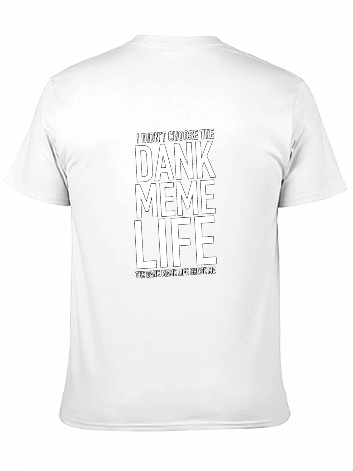 Dank Meme Life Black Graphic Tee