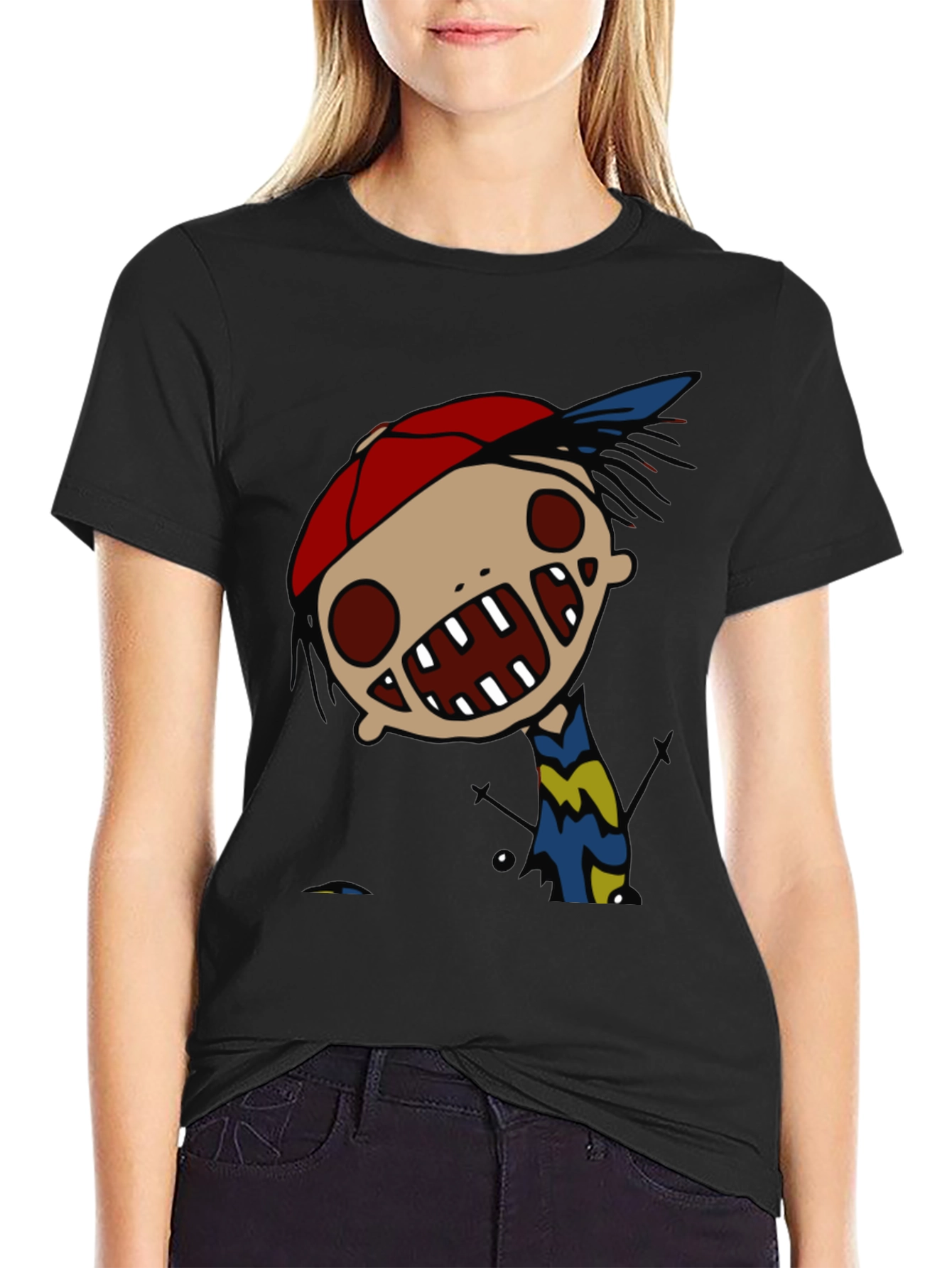 Cartoon Character Graphic Print Tee