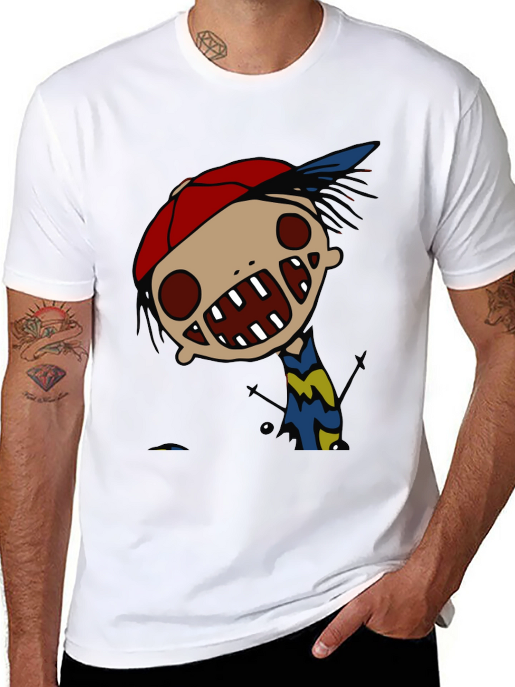 Cartoon Character Graphic Print Tee