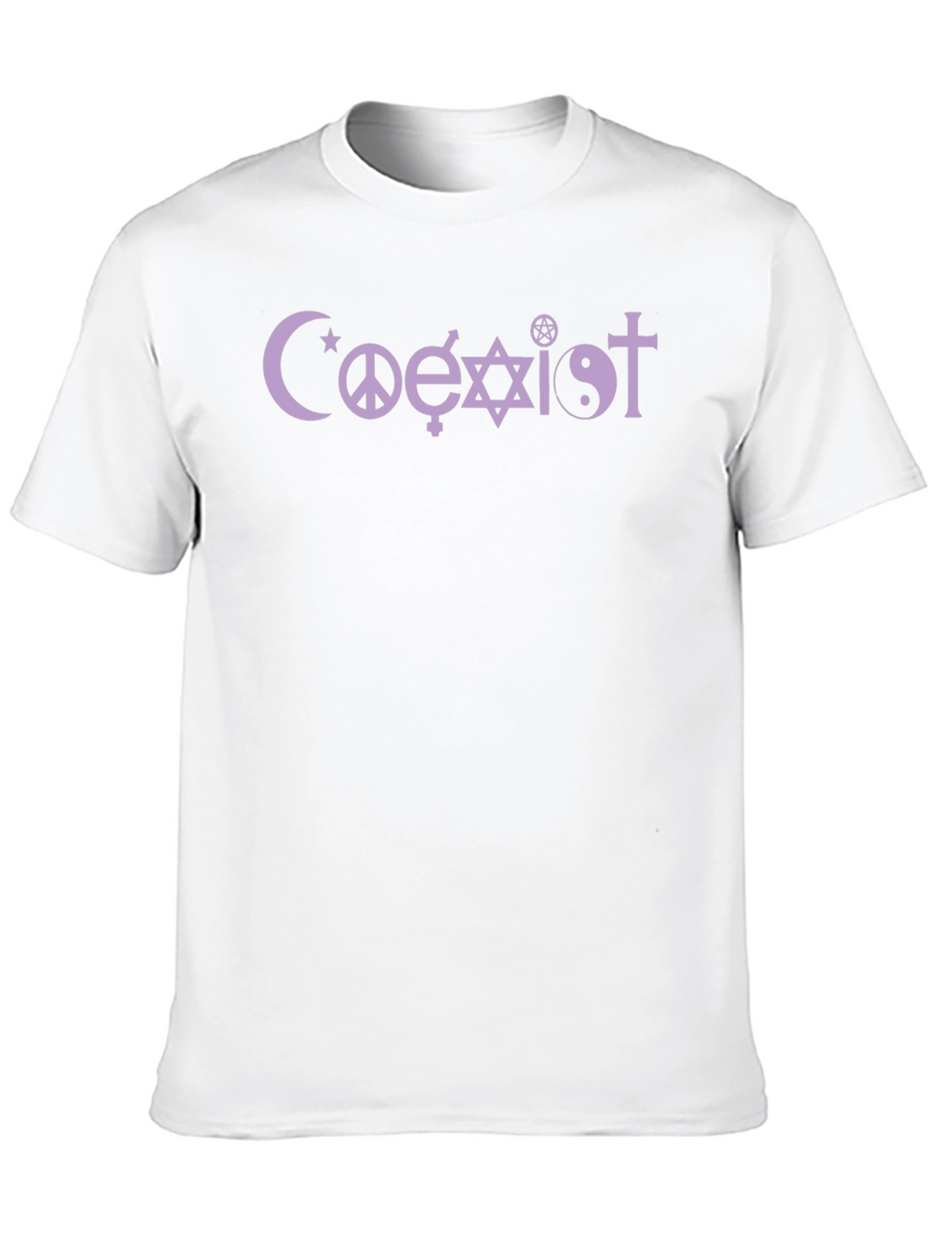 Coexist Graphic Print Black T-Shirt