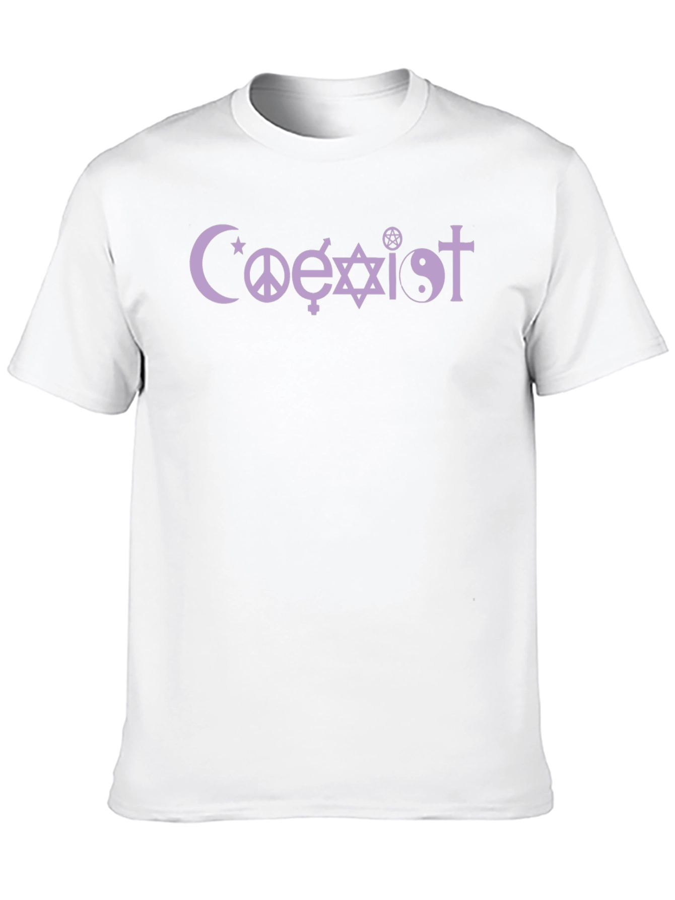 Coexist Graphic Print Black T-Shirt