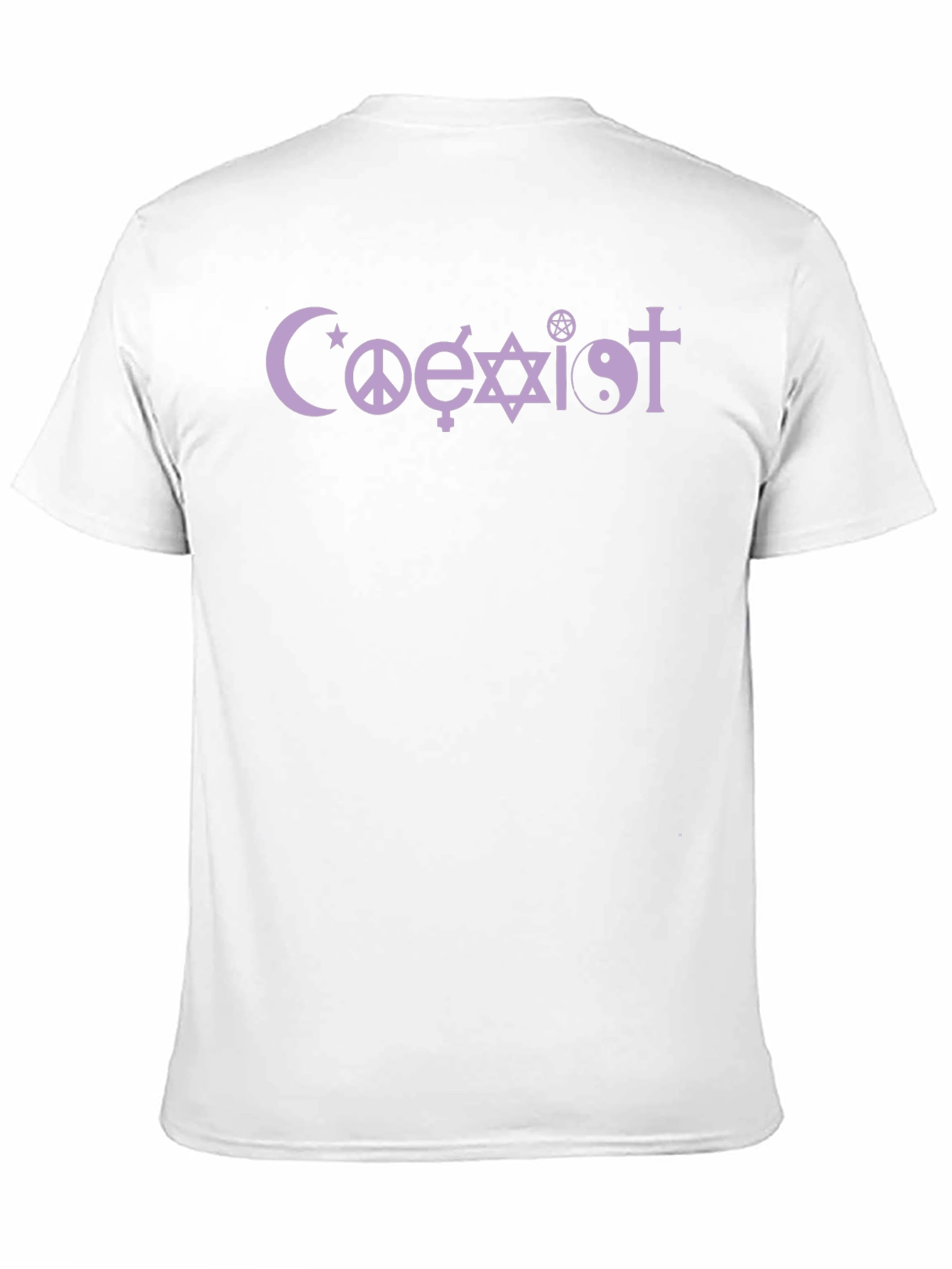 Coexist Graphic Print Black T-Shirt
