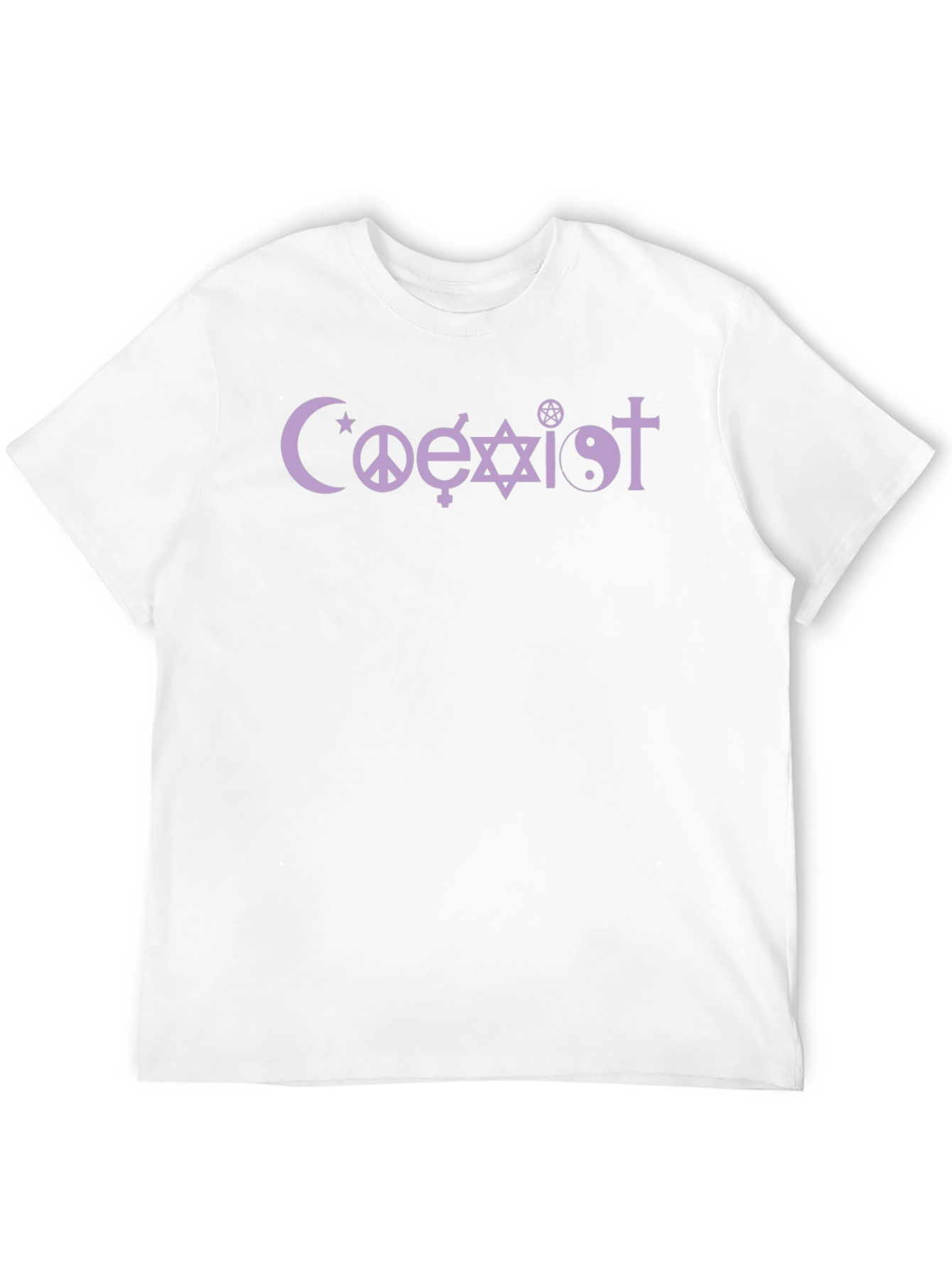 Coexist Graphic Print Black T-Shirt