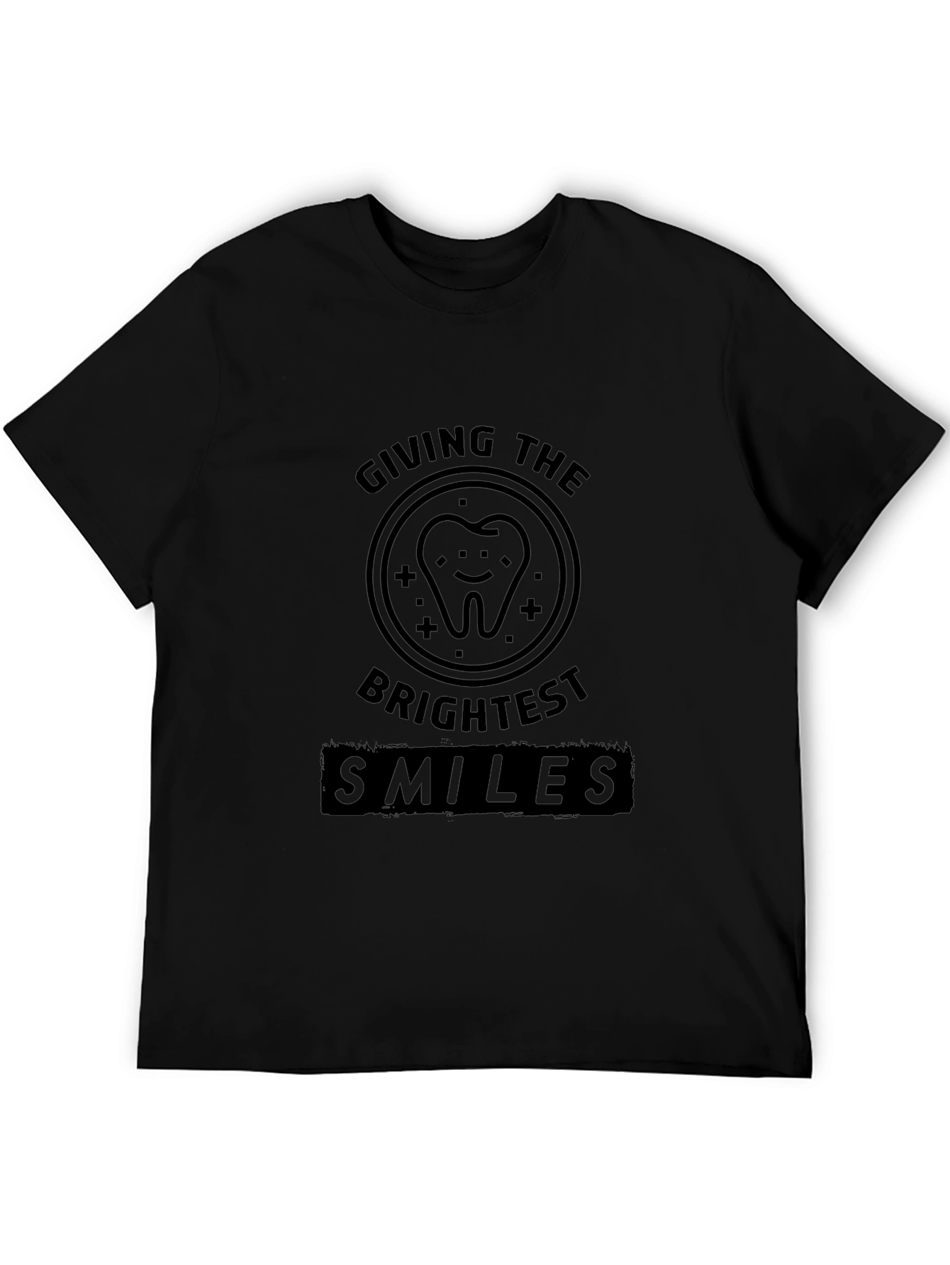 Brightest Smiles Graphic Tee - Black Dental Shirt