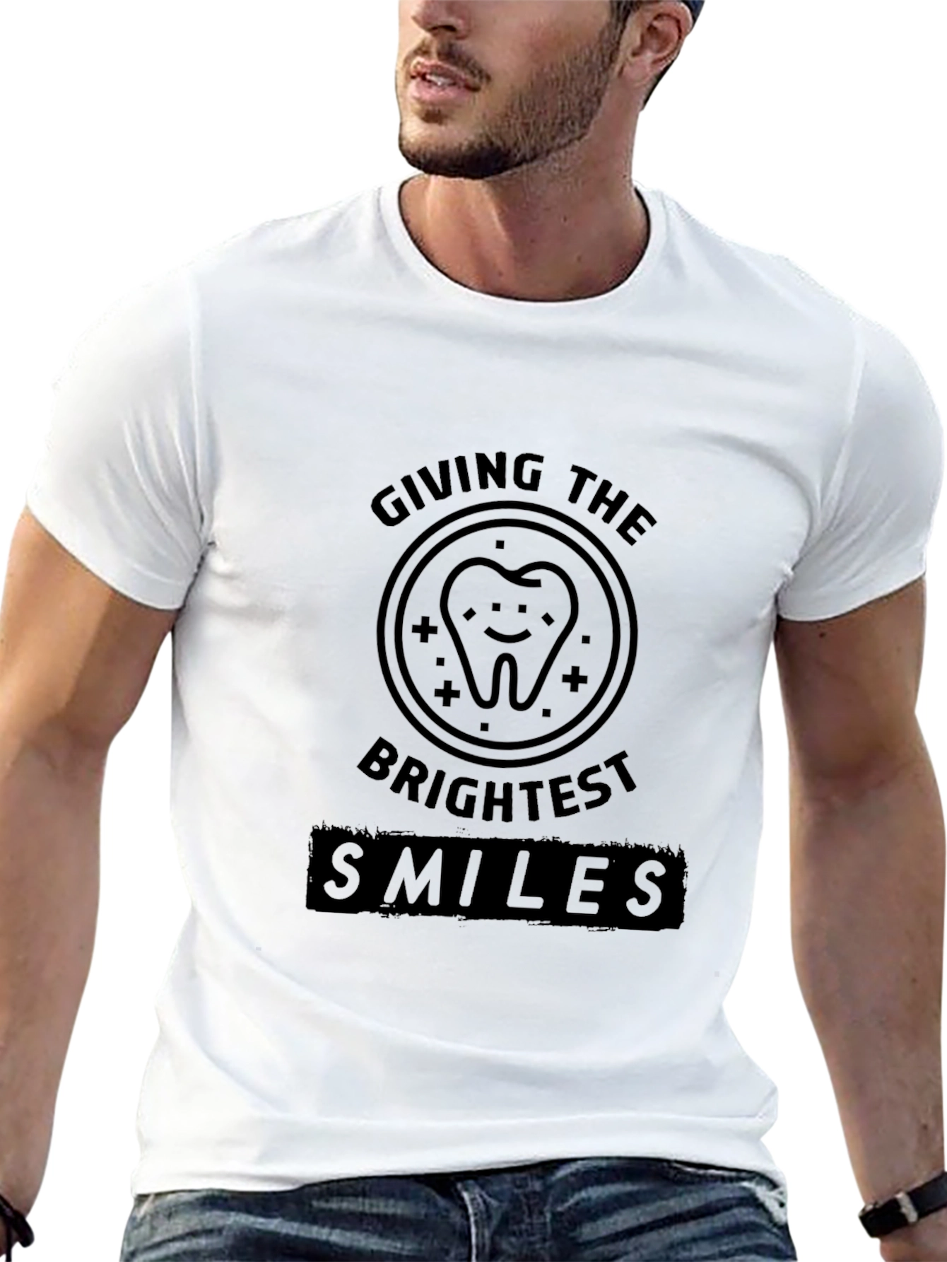 Brightest Smiles Graphic Tee - Black Dental Shirt