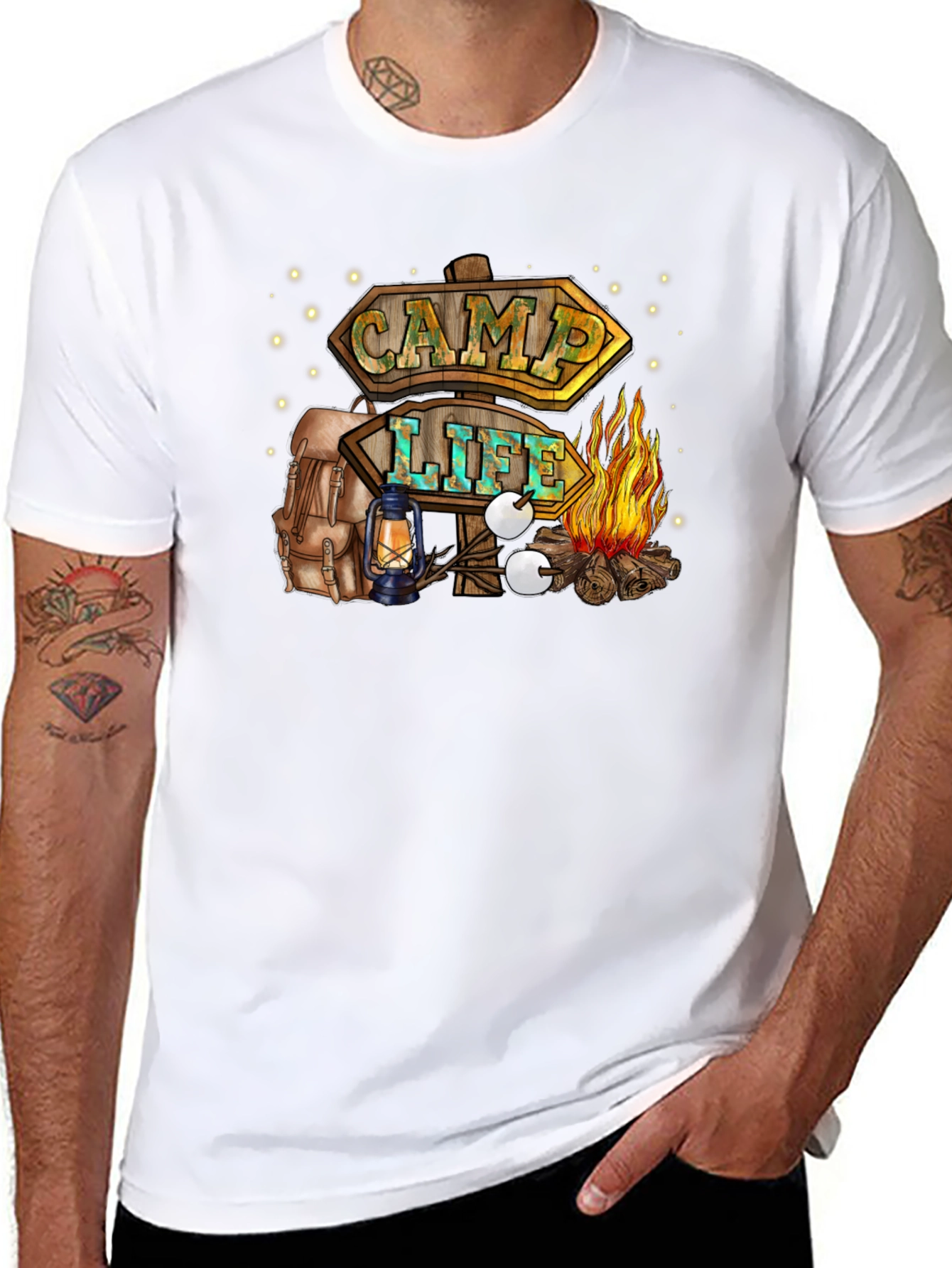 Camp Life T-Shirt - Outdoor Adventure Tee