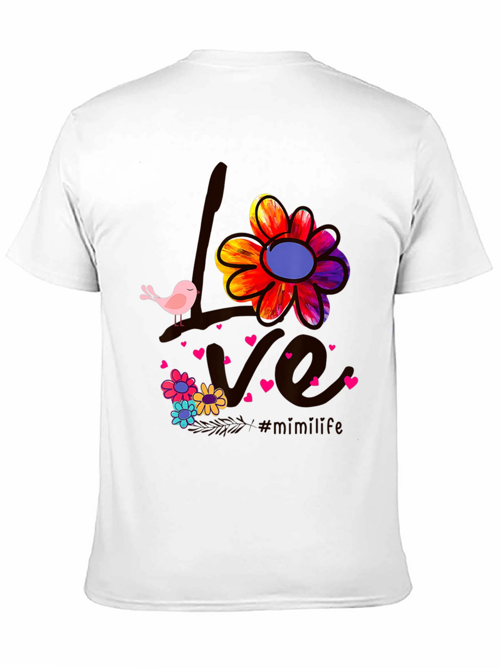 Love Bird Floral Graphic Tee