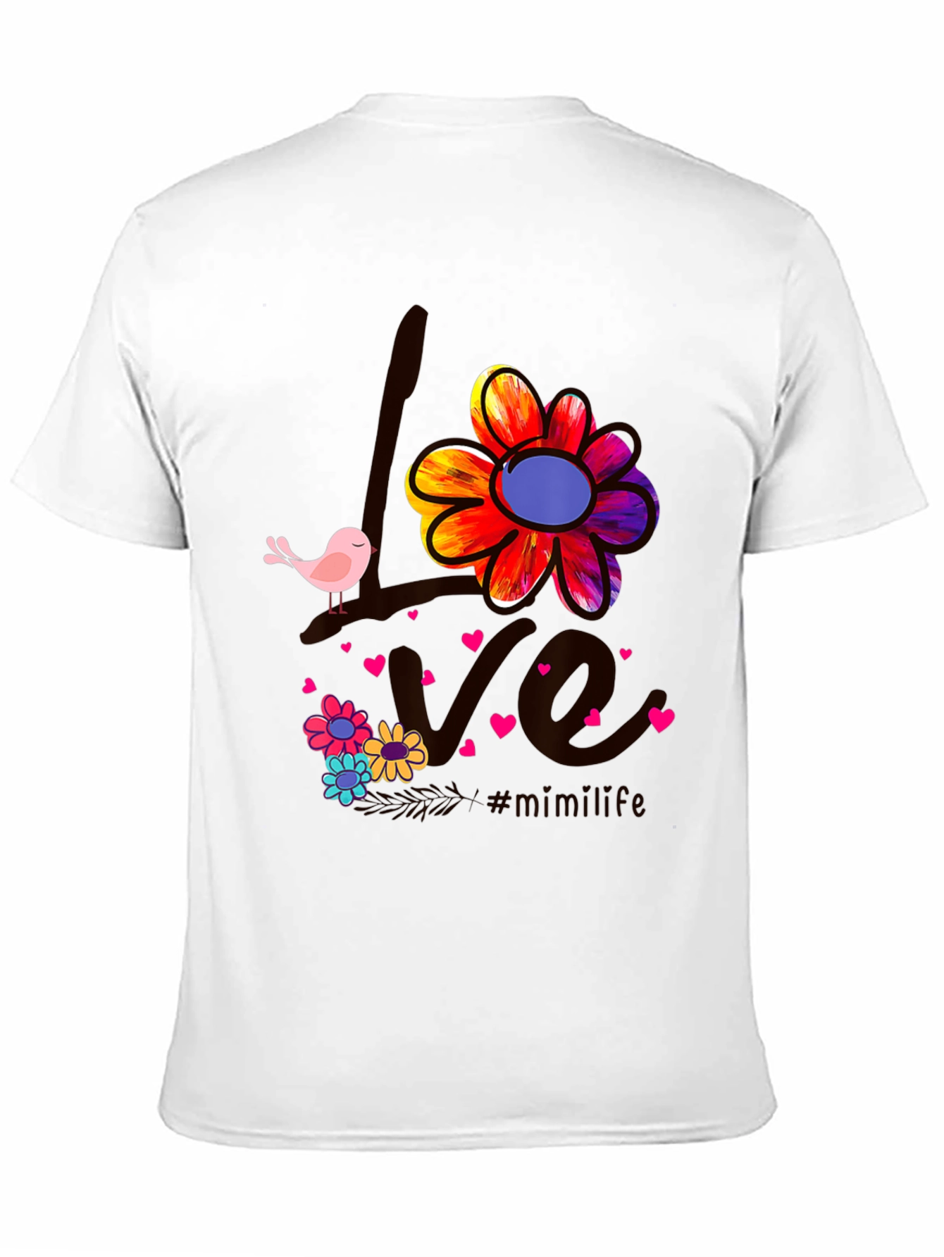 Love Bird Floral Graphic Tee