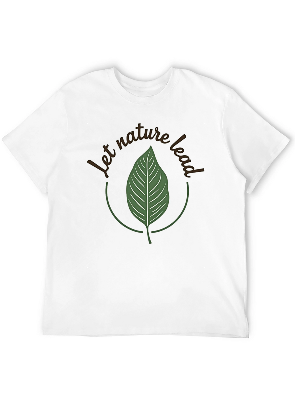 Nature Lead Graphic Tee - Eco-Friendly Style