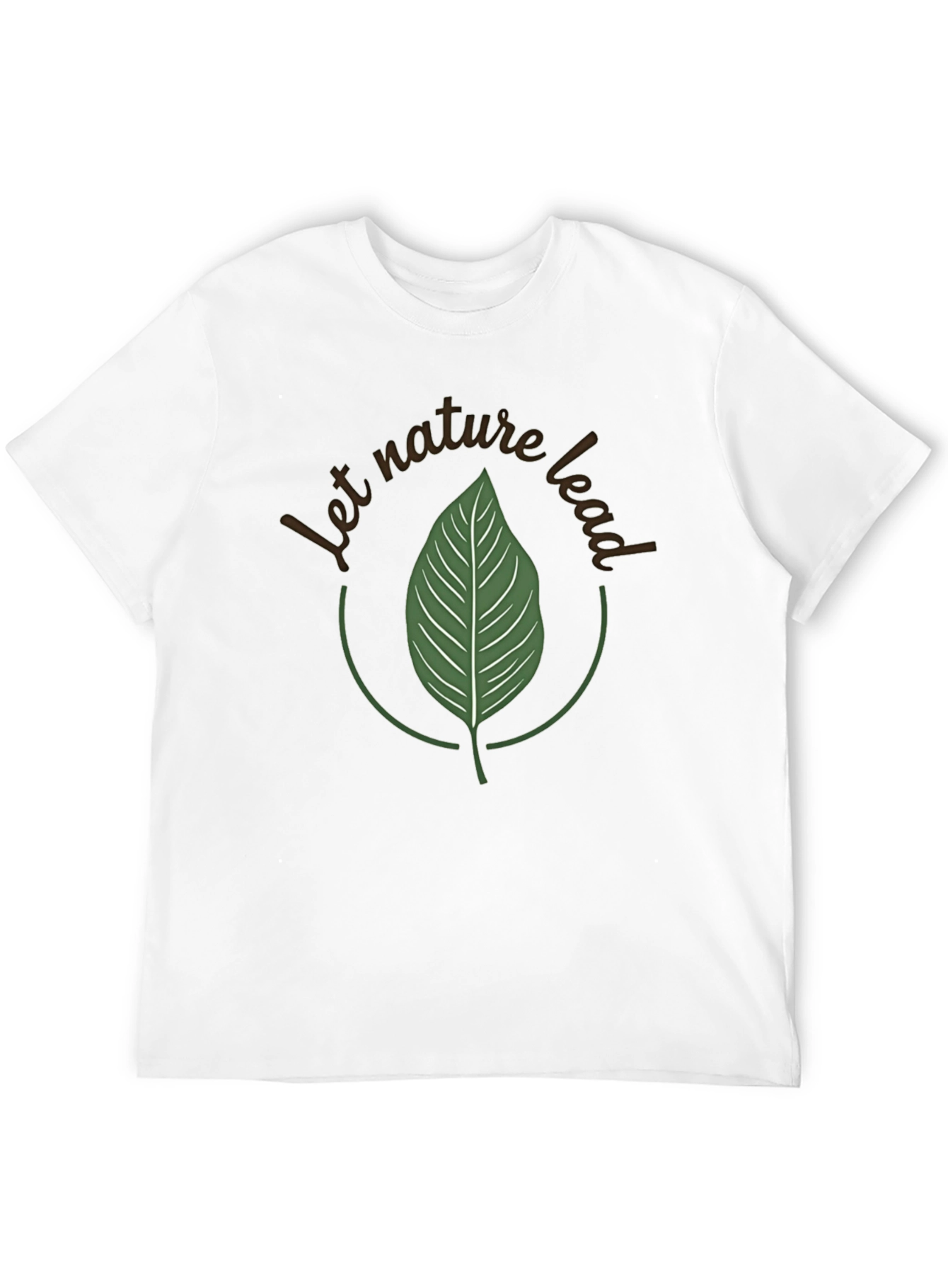 Nature Lead Graphic Tee - Eco-Friendly Style