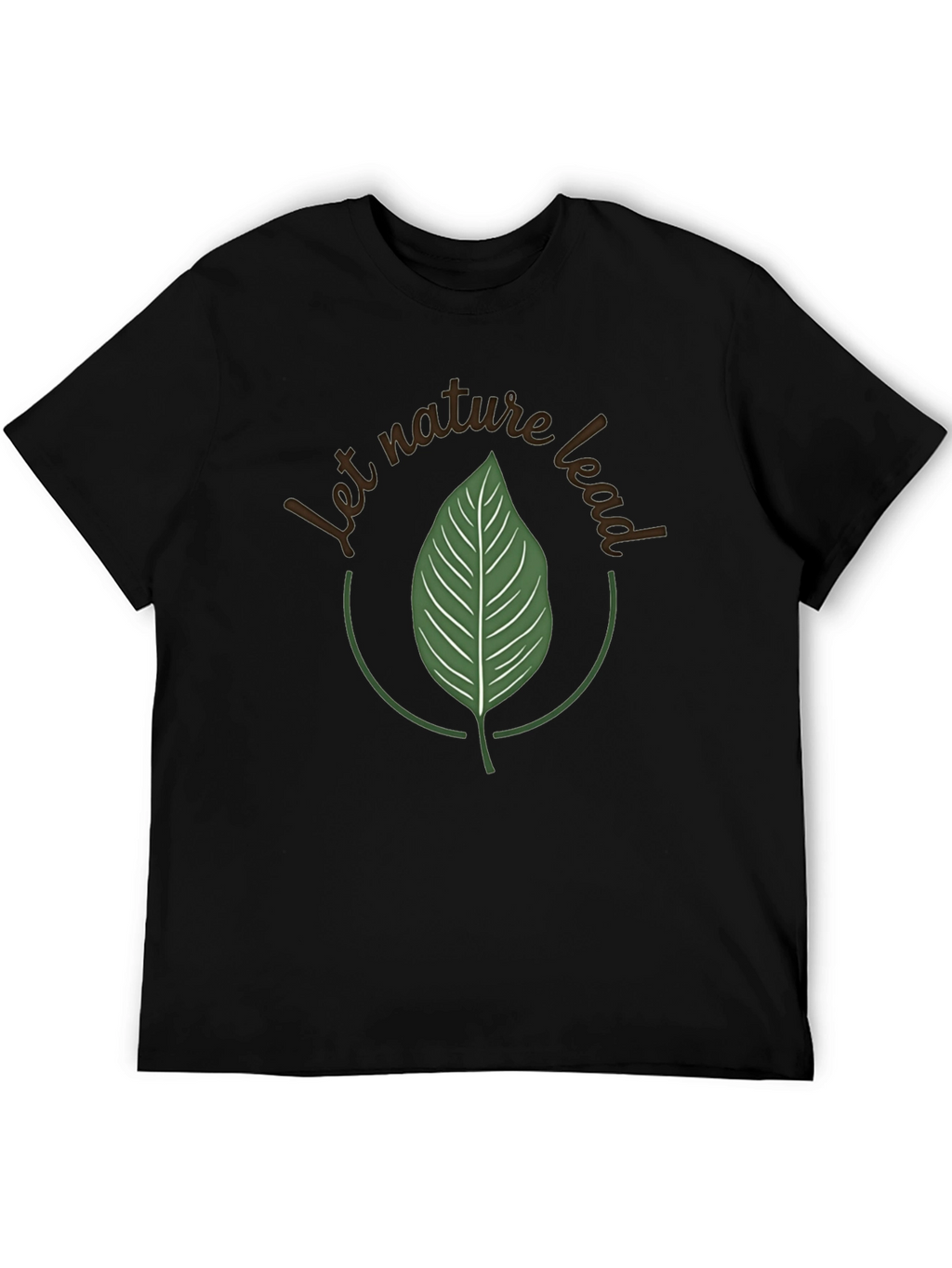 Nature Lead Graphic Tee - Eco-Friendly Style
