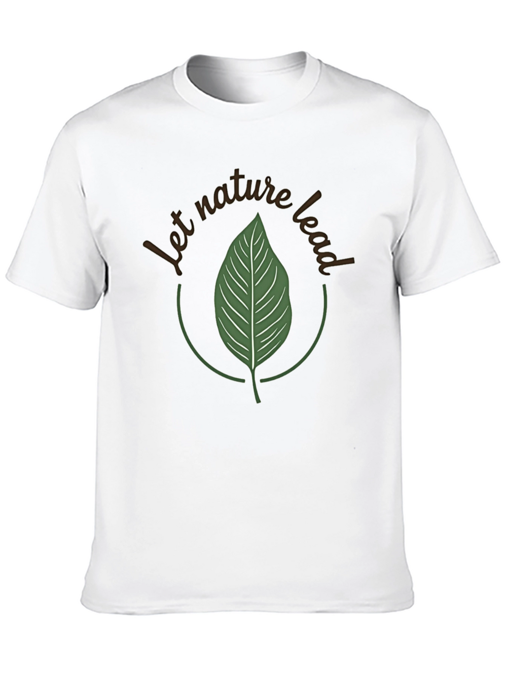 Nature Lead Graphic Tee - Eco-Friendly Style