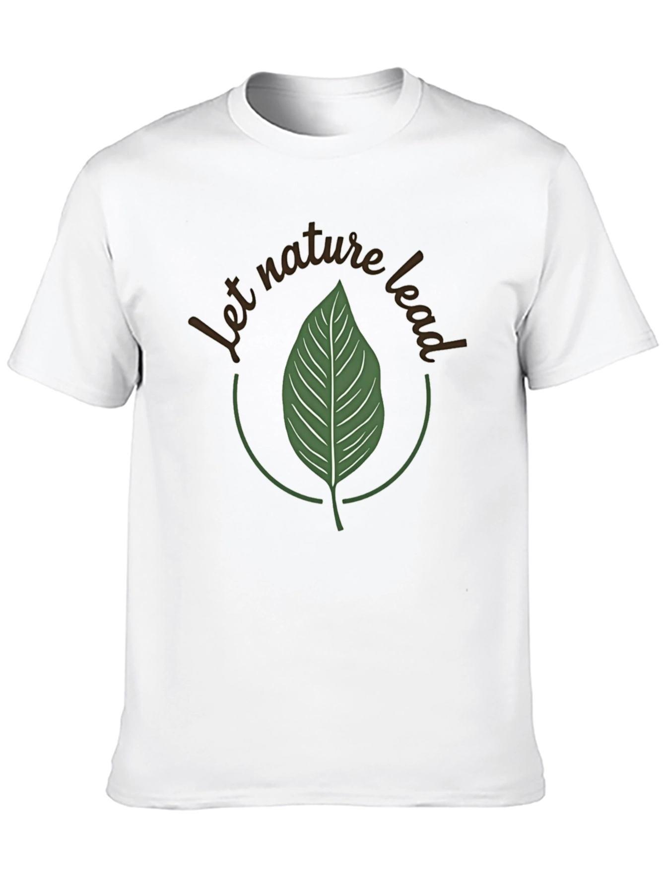 Nature Lead Graphic Tee - Eco-Friendly Style