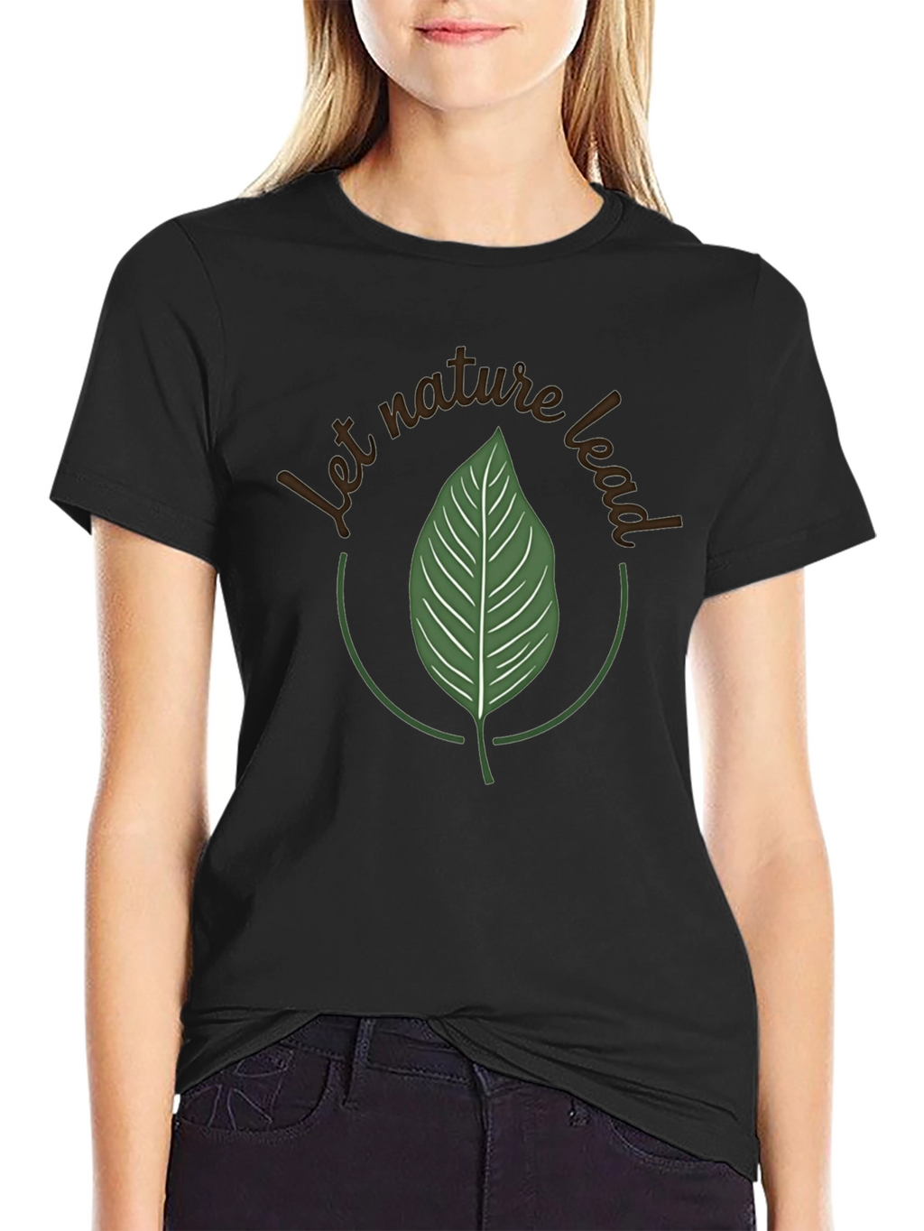 Nature Lead Graphic Tee - Eco-Friendly Style