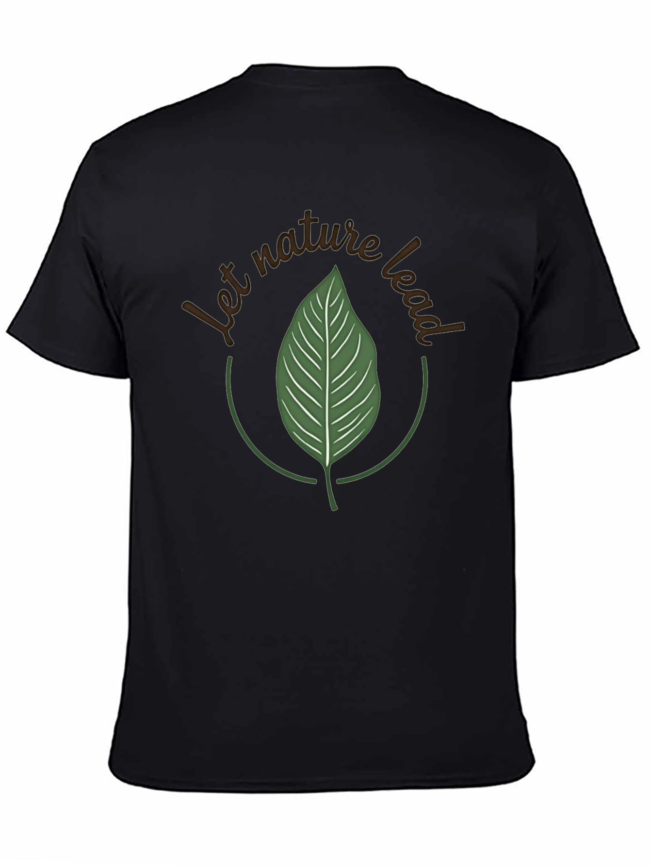 Nature Lead Graphic Tee - Eco-Friendly Style