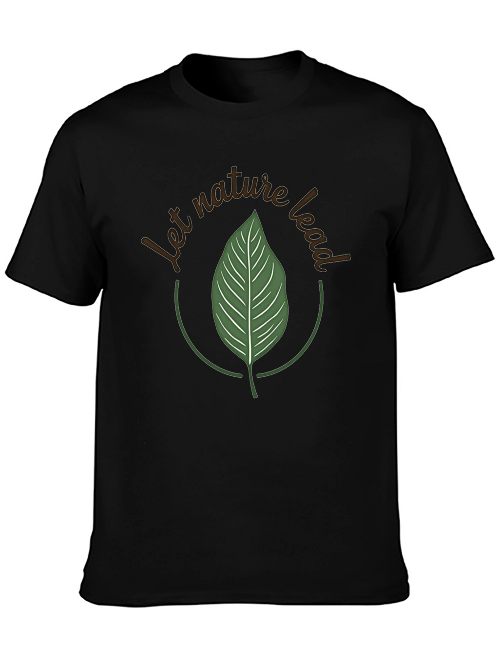 Nature Lead Graphic Tee - Eco-Friendly Style