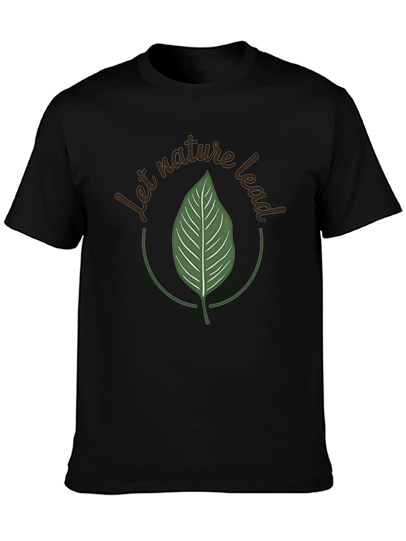 Nature Lead Graphic Tee - Eco-Friendly Style