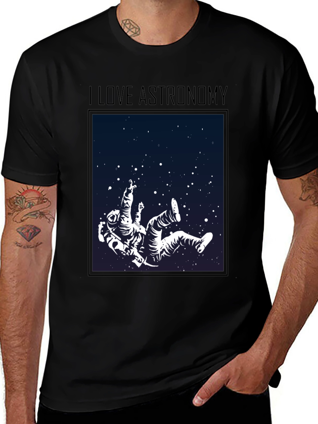 Astronomy Lover T-Shirt: Spaceman Design