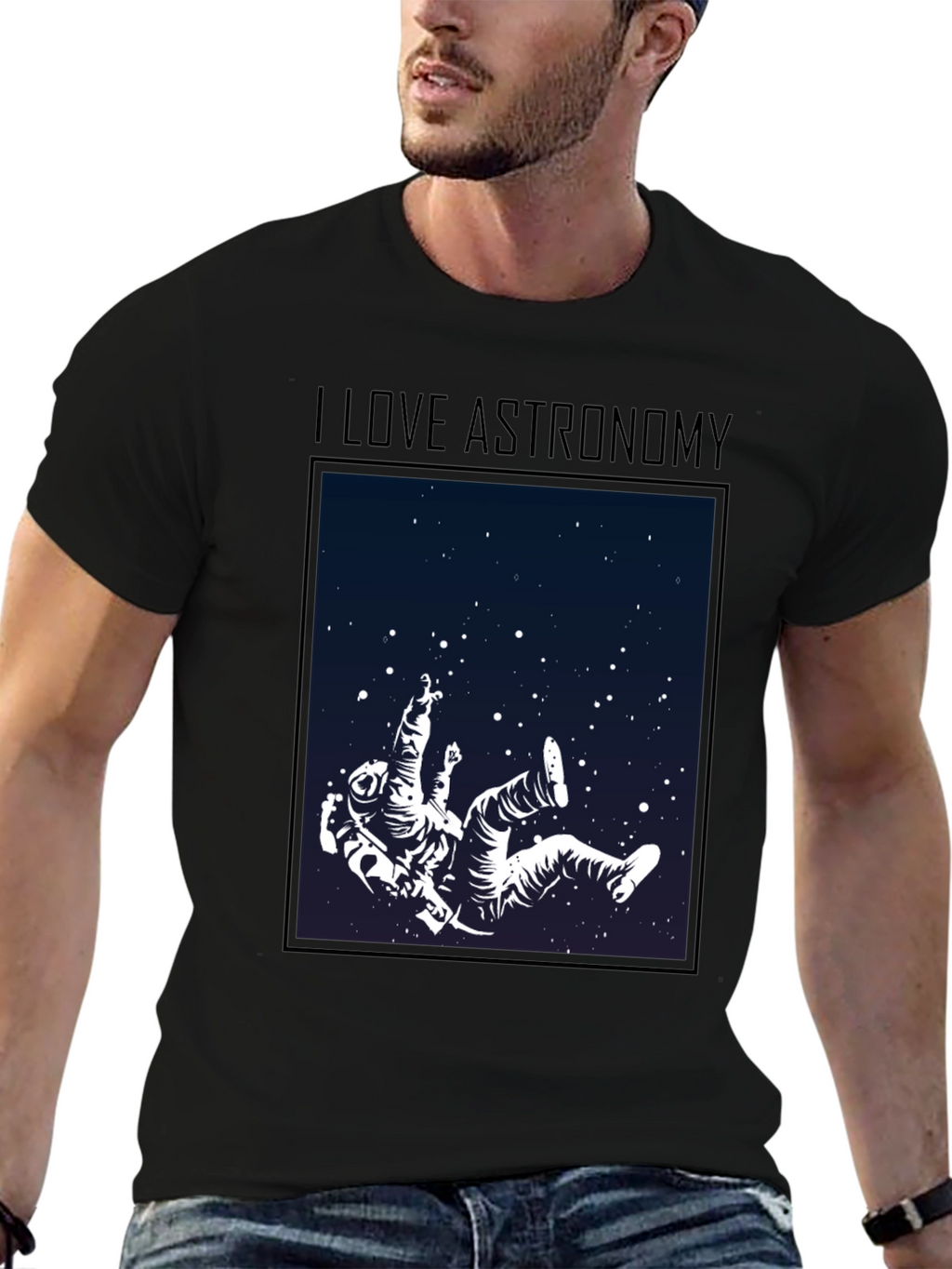 Astronomy Lover T-Shirt: Spaceman Design