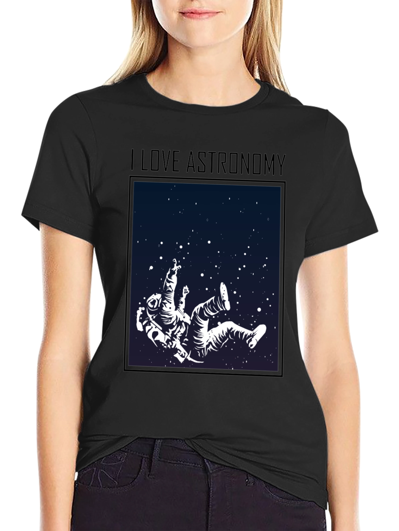 Astronomy Lover T-Shirt: Spaceman Design