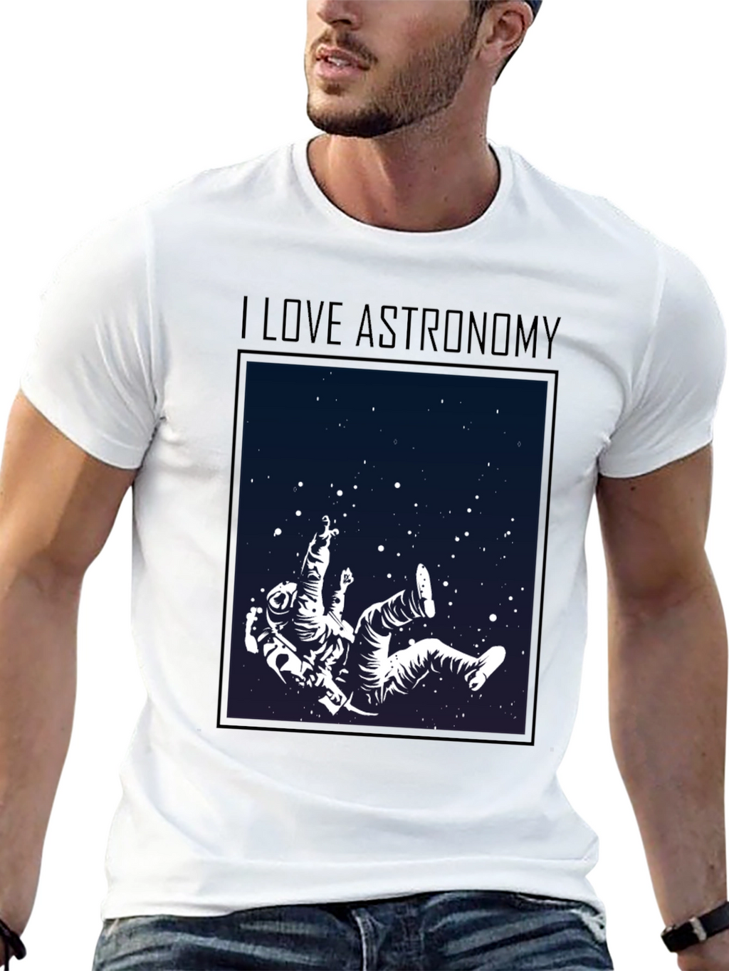 Astronomy Lover T-Shirt: Spaceman Design