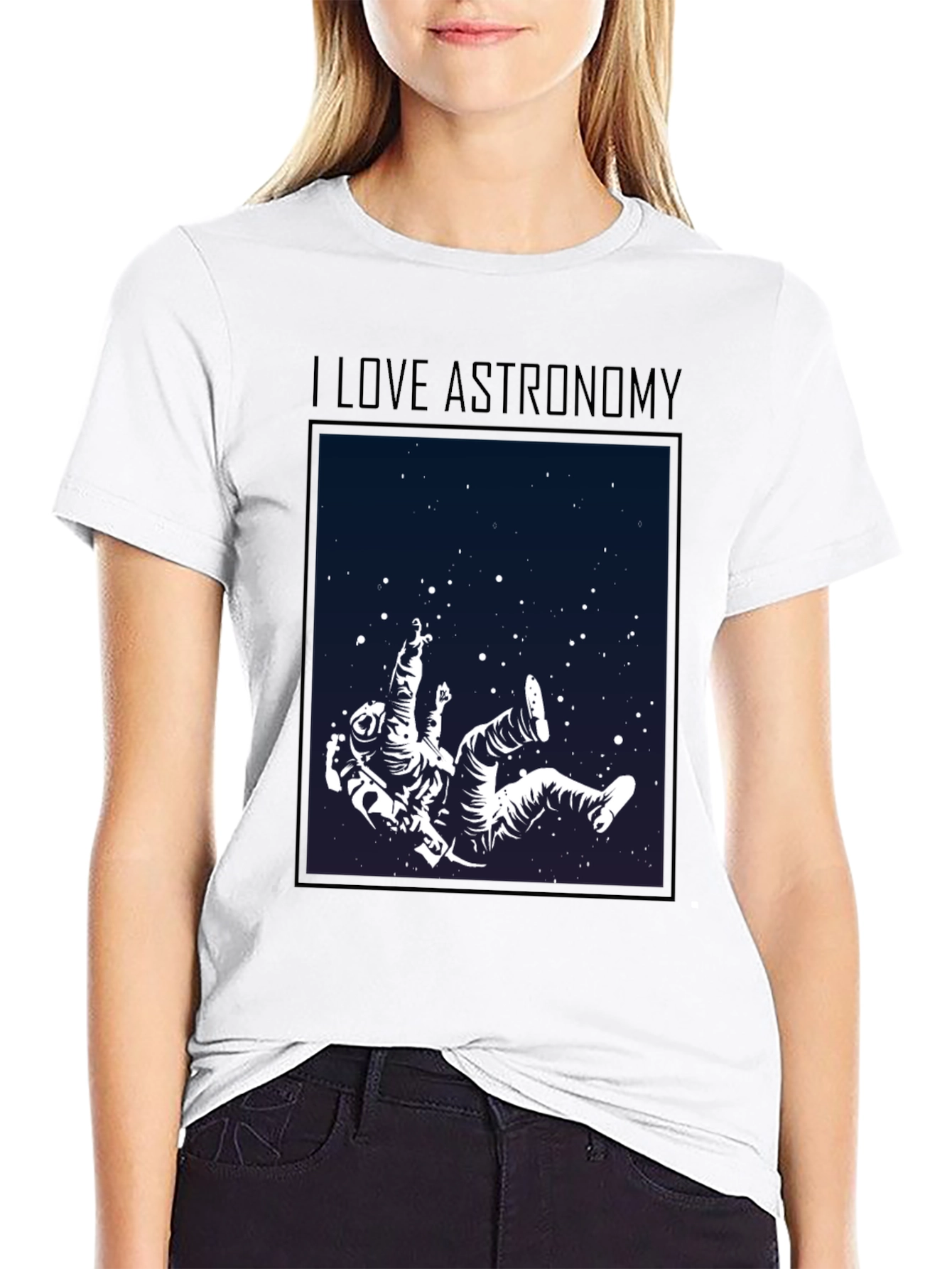 Astronomy Lover T-Shirt: Spaceman Design