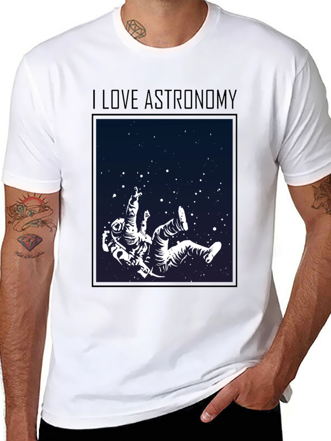 Astronomy Lover T-Shirt: Spaceman Design