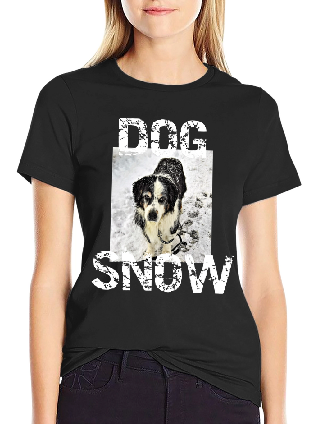 Dog in Snow T-Shirt