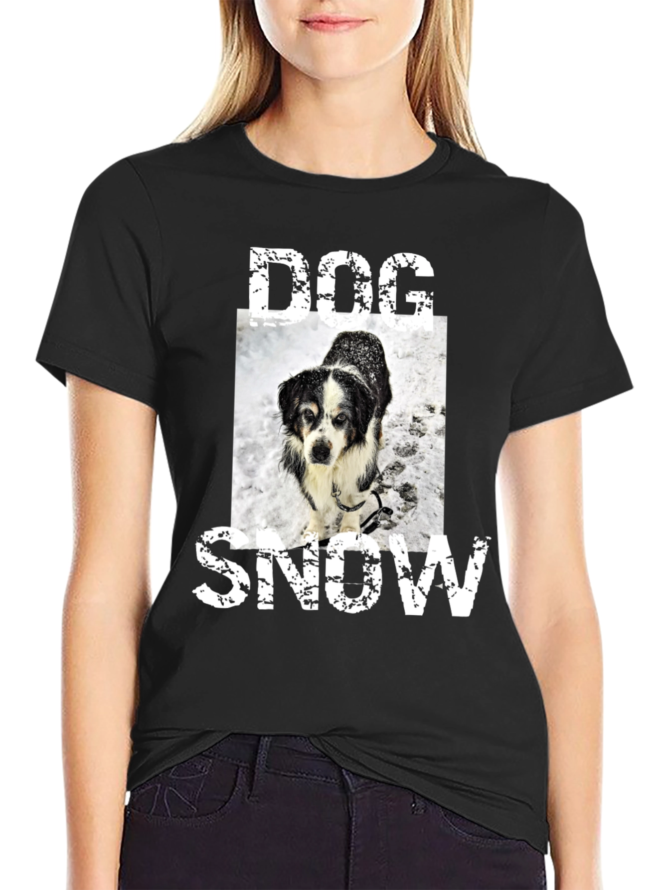 Dog in Snow T-Shirt